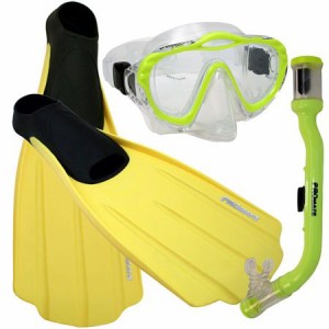 シュノーケリング マリンスポーツ Promate Junior Snorkeling Scuba Dive Purge Mask Dry Snorkel Ful