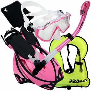 シュノーケリング マリンスポーツ 999001-Pink-ML/XL, Snorkeling Vest Scuba Dive Panoramic Purge M