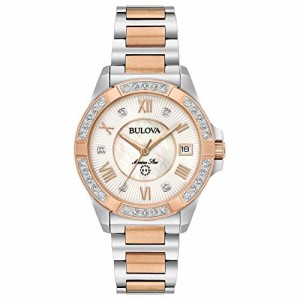 腕時計 ブローバ レディース Bulova Ladies' Marine Star Diamond Two-Tone Rose Gold Stainless Steel 3