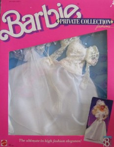 バービー バービー人形 着せ替え Barbie Private Collection Fashions WEDDING GOWN SET (1988 Mattel 
