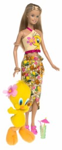バービー バービー人形 Barbie Year 2003 Looney Tunes Back in Action Series 12 Inch Doll Set - Barbie 
