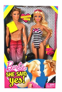 バービー バービー人形 ケン Mattel Year 2010 Barbie "She Said Yes!" Series 2 Pack 12 Inch Doll - To