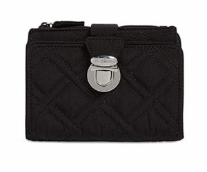 ヴェラブラッドリー ベラブラッドリー アメリカ Vera Bradley Pushlock Wallet (Classic Black)