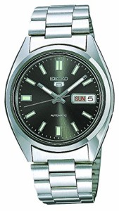 腕時計 セイコー メンズ SEIKO 5 Mens Automatic Watch SNXS79 with Black Dial and Silver Stainless Stee