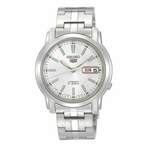 腕時計 セイコー メンズ SEIKO Series 5 Automatic White Dial Men's Watch SNKL75K1