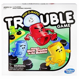 海外ボードゲーム Trouble Game トラブルゲーム A5064 2-4人用 Hasbro製