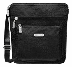 バッガリーニ アメリカ 日本未発売 Baggallini Pocket Crossbody Travel Bag, Black Cheetah, One Siz