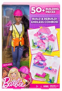 バービー バービー人形 バービーキャリア Barbie Builder Doll & Playset, Black Hair