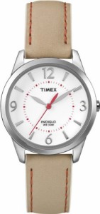 腕時計 タイメックス レディース Timex Women's T2N861 Weekender Beige with Coral Stitching Leather