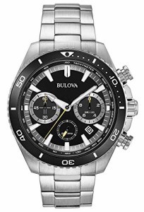 腕時計 ブローバ メンズ Bulova High Frequency Quartz Chronograph Silver Tone Men's Watch 98B298