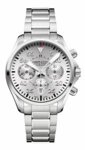 腕時計 ハミルトン メンズ Hamilton Khaki Pilot Automatic Chronograph Mens Watch H64666155