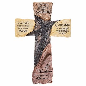 壁飾り インテリア タペストリー Dicksons God Grant Me The Serenity Prayer Slate 10 Inch Resin Han