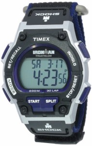 腕時計 タイメックス メンズ Timex Men's T5K198 Ironman Endure 30 Shock Full-Size Black/Silver-Tone/