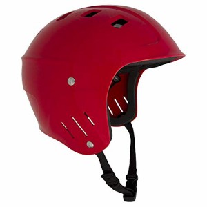 ウォーターヘルメット 安全 マリンスポーツ NRS Chaos Full-Cut Kayak Helmet-Red-S