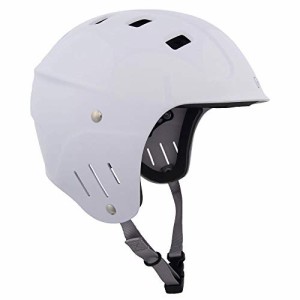 ウォーターヘルメット 安全 マリンスポーツ NRS Chaos Full-Cut Kayak Helmet-White-M