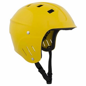 ウォーターヘルメット 安全 マリンスポーツ NRS Chaos Full-Cut Kayak Helmet-Yellow-L