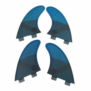 サーフィン フィン マリンスポーツ UPSURF Surfing fins K2.1 Double Tabs Fins Honeycomb+Fiberglass