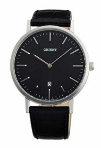 腕時計 オリエント メンズ ORIENT Slim Collection Minimalist Japanese Quartz Black Watch FGW05004B