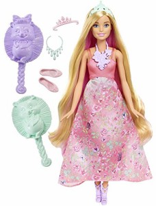 バービー バービー人形 ファンタジー Barbie Dreamtopia Color Stylin' Princess Doll, Pink