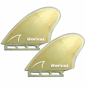 サーフィン フィン マリンスポーツ DORSAL Surfboard Fin Keel Twin 2 Set Future Compatible Bamboo 