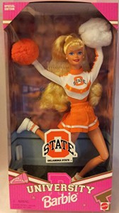 バービー バービー人形 大学 Barbie University Oklahoma State University Cheerleader Doll 1997 Matte