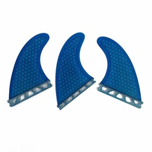 サーフィン フィン マリンスポーツ UPSURF Surfboard Tri Fins Single Tab M Size Fiberglass+Honeyco