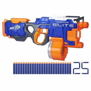 ナーフ エヌストライク アメリカ NERF HyperFire Motorized Elite Blaster, 25-Dart Drum, Fires Up to