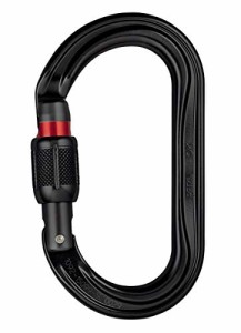 海外正規品 並行輸入品 アメリカ直輸入 Petzl, OK Carabiners, Black, Screw-Lock