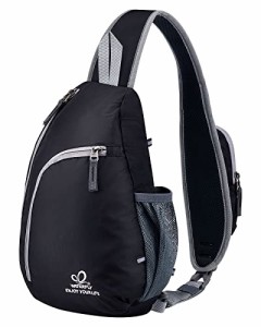 海外正規品 並行輸入品 アメリカ直輸入 WATERFLY Crossbody Sling Bag Small Water Resistant Backp