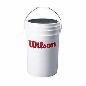 海外正規品 並行輸入品 アメリカ直輸入 WILSON Sporting Goods Ball Bucket with Lid, White
