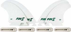 サーフィン フィン マリンスポーツ Fin-S Production Set Q-1 Quad White 4 Surfboard Fins/4 Boxes