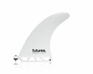 サーフィン フィン マリンスポーツ Futures Fins Performance Longboard Surfboard Fin 6" White Ther