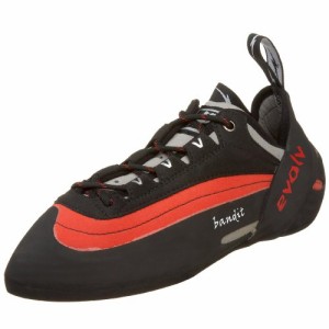 海外正規品 並行輸入品 アメリカ直輸入 Evolv Men's Bandit Climbing Shoe,Red/Black,4 M US