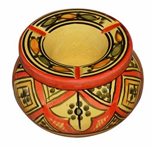 灰皿 海外モデル アメリカ Ceramic Ashtrays Hand Made Moroccan smokeless Ceramic Vivid Colors Small