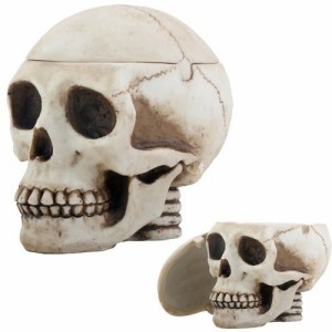 灰皿 海外モデル アメリカ Skull Head Box Ashtray Display Decoration