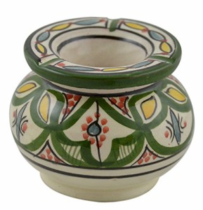 灰皿 海外モデル アメリカ Ceramic Ashtrays Hand Made Moroccan smokeless Ceramic Vivid Colors Medium