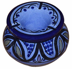 灰皿 海外モデル アメリカ Ceramic Ashtrays Hand Made Moroccan smokeless Ceramic Vivid Colors Medium