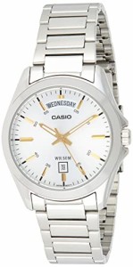腕時計 カシオ メンズ Casio Classic Silver Watch MTP1370D-7A2
