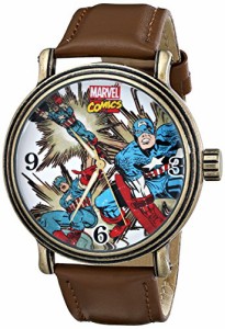 腕時計 マーベルコミック アメコミ Marvel Men's W001759 The Avengers Captain America Analog-Quart