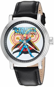 腕時計 マーベルコミック アメコミ Marvel Men's 'Dr.Strange' Quartz Metal Watch, Color:Black (Mod