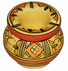 灰皿 海外モデル アメリカ Ceramic Ashtrays Hand Made Moroccan smokeless Ceramic Vivid Colors Small