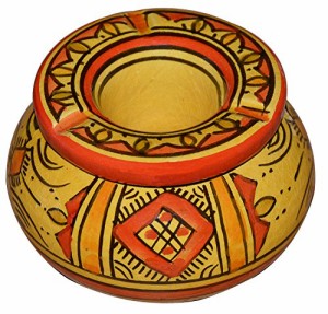 灰皿 海外モデル アメリカ Ceramic Ashtrays Moroccan hand made Smokeless Small