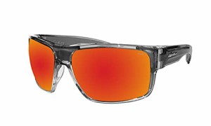 ボディボード マリンスポーツ BOMBER MA104RMRF Safety Sunglasses for Men, 2-Tone Smoke Crystal fram