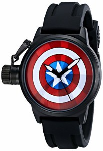 腕時計 マーベルコミック アメコミ Marvel Men's W001753 The Avengers Captain America Analog-Quart