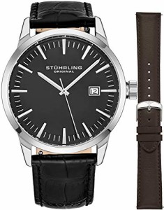 腕時計 ストゥーリングオリジナル メンズ Stuhrling Original Mens Minimalist Swiss Quartz Stain