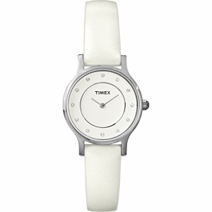 腕時計 タイメックス レディース Timex Women' Seattle | White Band Minimal Dial Silver Case Fashio