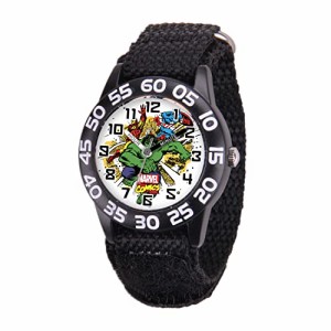 腕時計 マーベルコミック アメコミ Marvel Kids' Plastic Time Teacher Analog Quartz Nylon Strap Wa