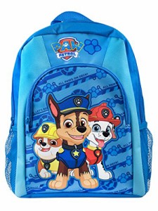 パウパトロール Paw Patrol バックパック 14 x 10 x2.5インチ ブルー サイドにメッシュポケット