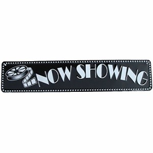 壁飾り インテリア タペストリー NOW SHOWING movie theatre sign home theater decor