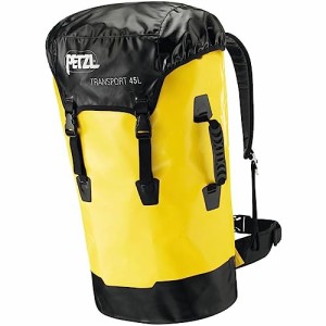 海外正規品 並行輸入品 アメリカ直輸入 PETZL, Transport Pack, Yellow/Gray/Black, 45 liters